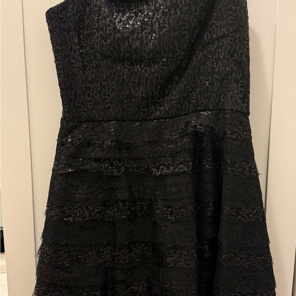 BCBG MAXAZRIA WOMENS LACE SERI BLACK POLYESTER CORSET DRESS SZ:10 $368 - Picture 3 of 8